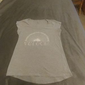 Volcom women's gray T-shirt